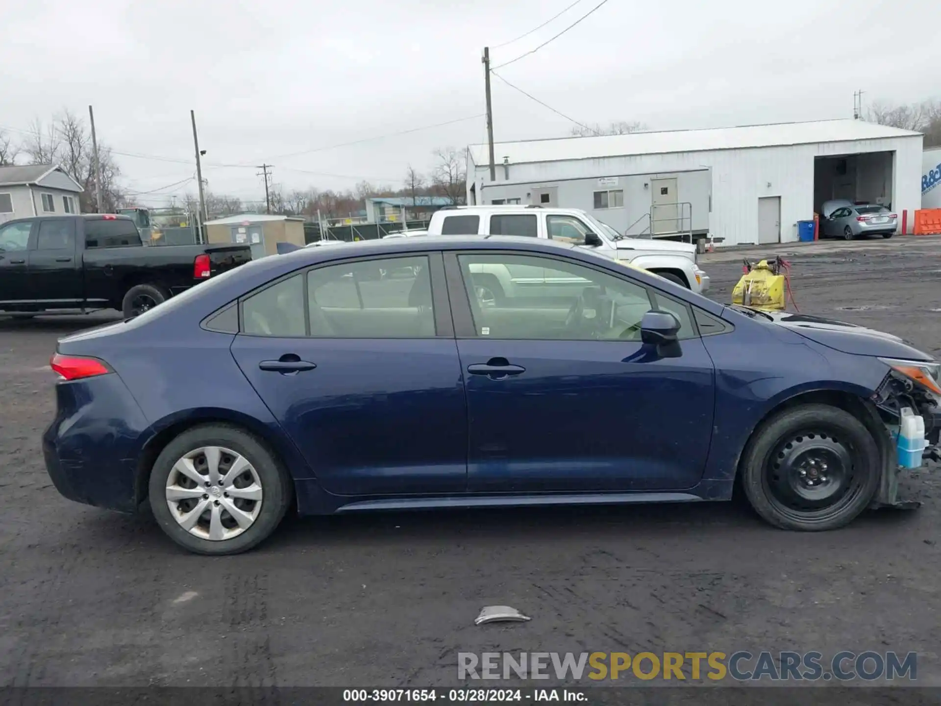 13 Photograph of a damaged car JTDEPRAE9LJ077139 TOYOTA COROLLA 2020