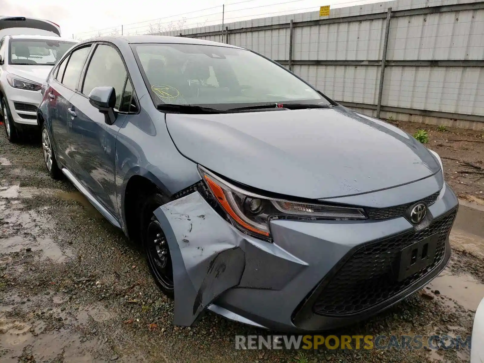 1 Photograph of a damaged car JTDEPRAE9LJ079327 TOYOTA COROLLA 2020