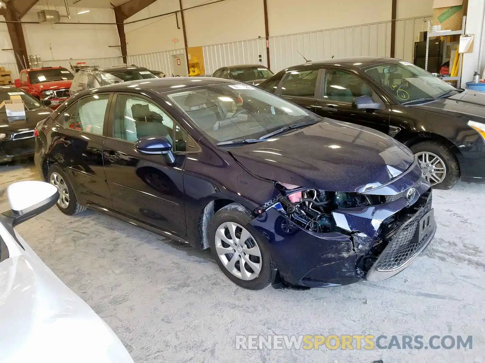 1 Photograph of a damaged car JTDEPRAE9LJ082809 TOYOTA COROLLA 2020