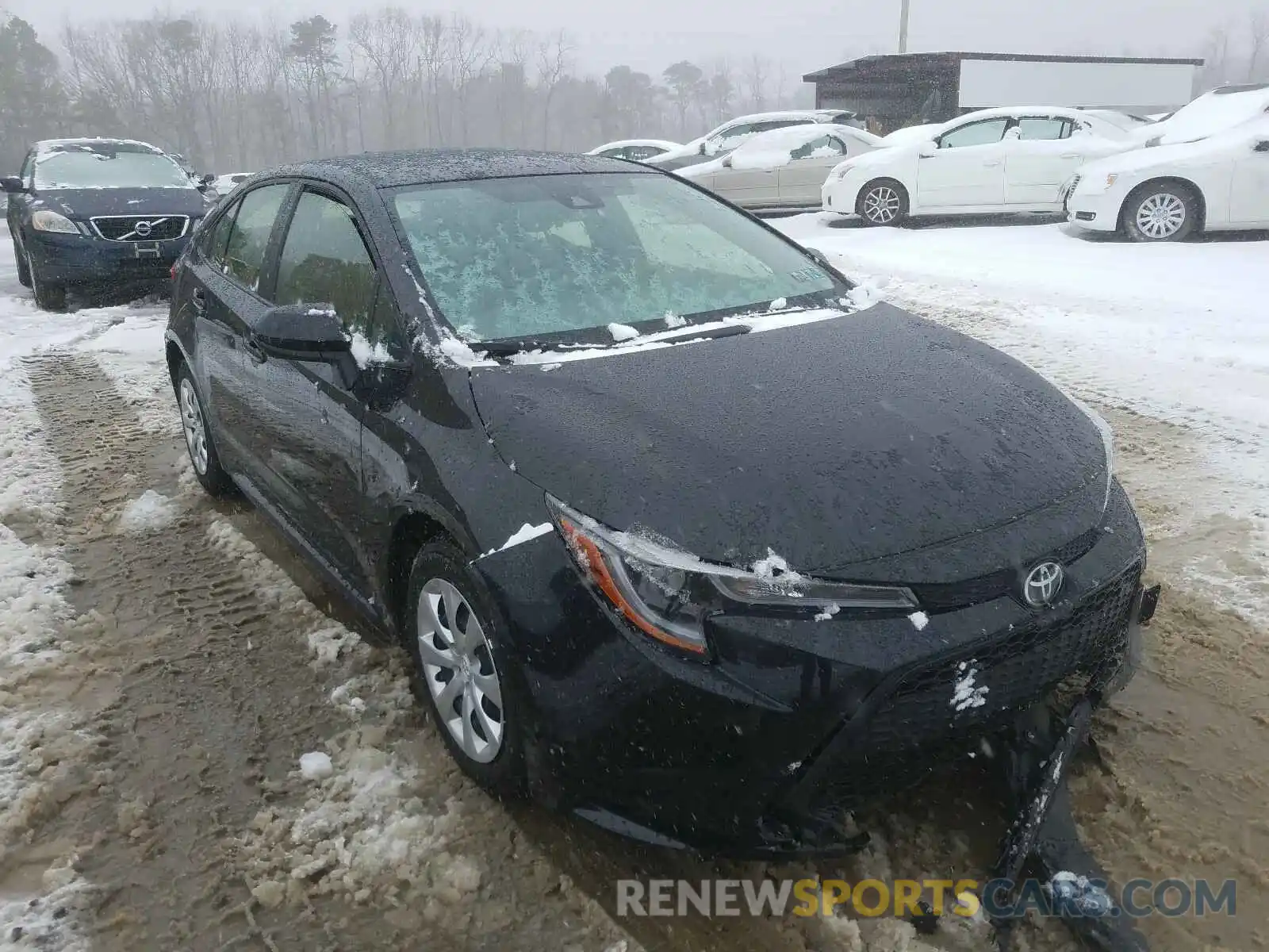 1 Photograph of a damaged car JTDEPRAE9LJ083166 TOYOTA COROLLA 2020