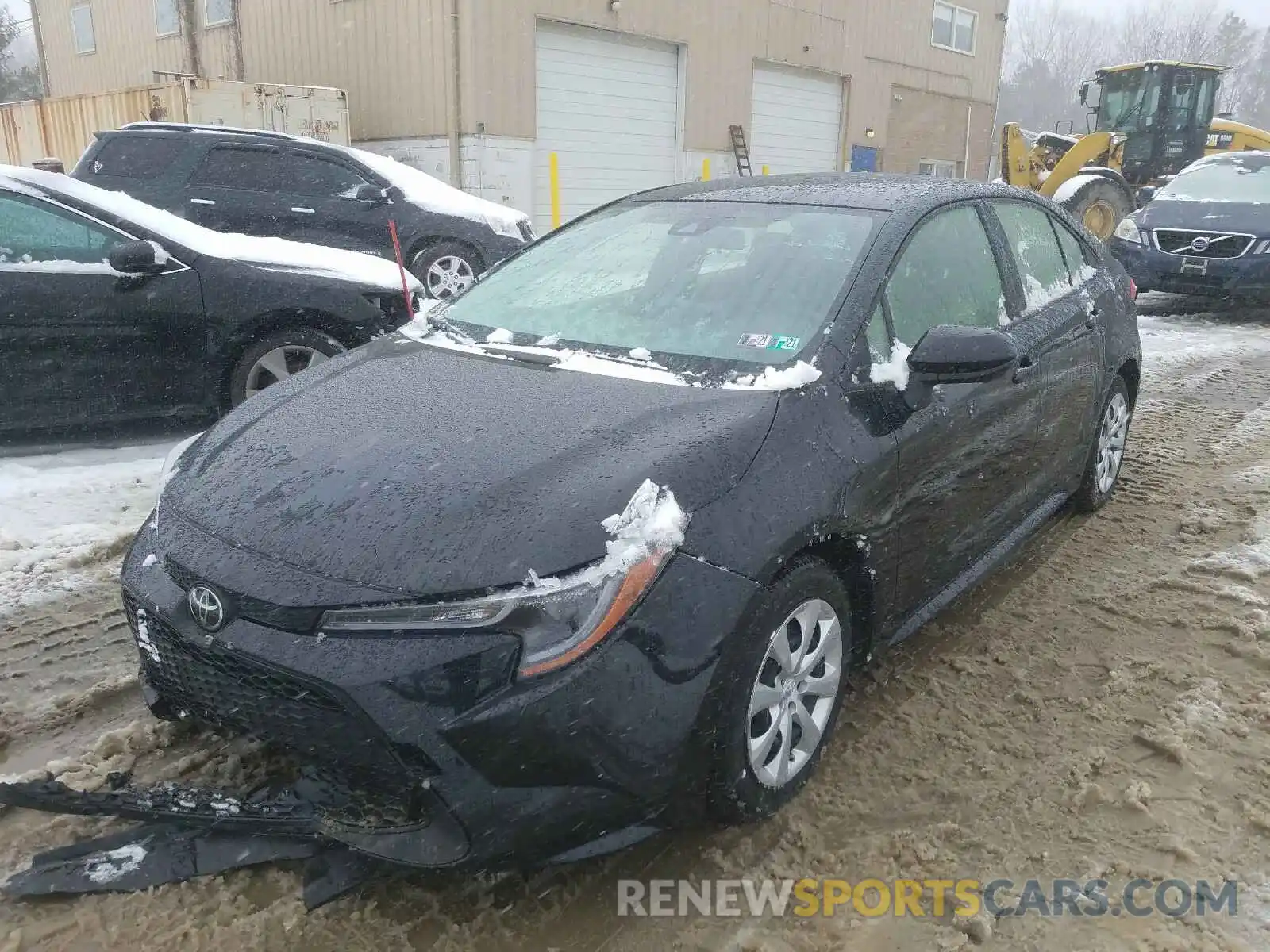 2 Photograph of a damaged car JTDEPRAE9LJ083166 TOYOTA COROLLA 2020