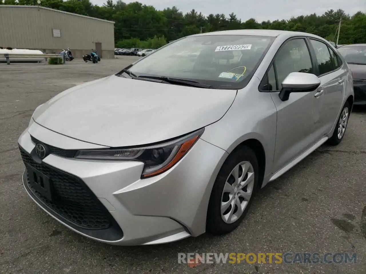 2 Photograph of a damaged car JTDEPRAE9LJ083264 TOYOTA COROLLA 2020