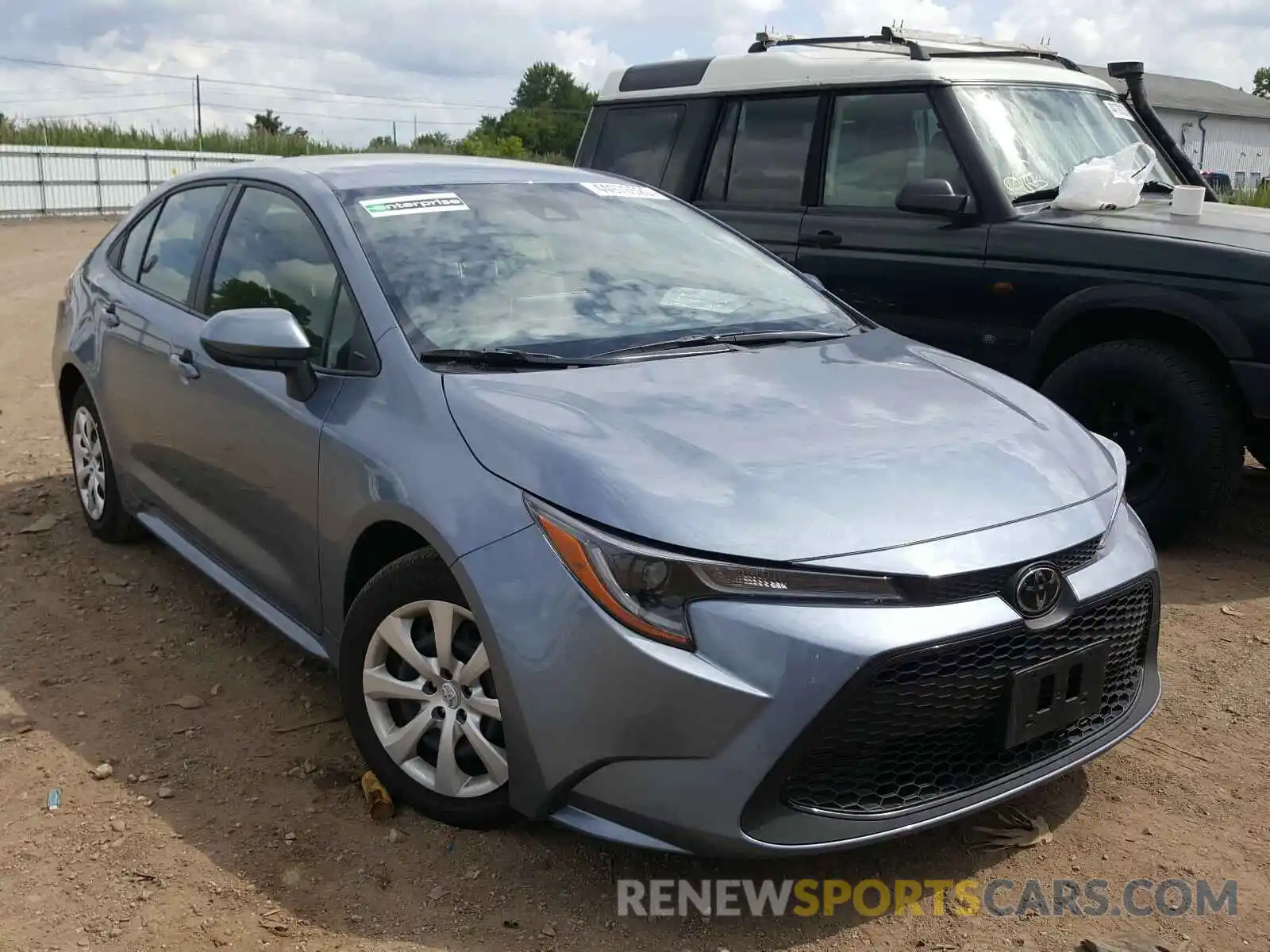 1 Photograph of a damaged car JTDEPRAE9LJ084365 TOYOTA COROLLA 2020