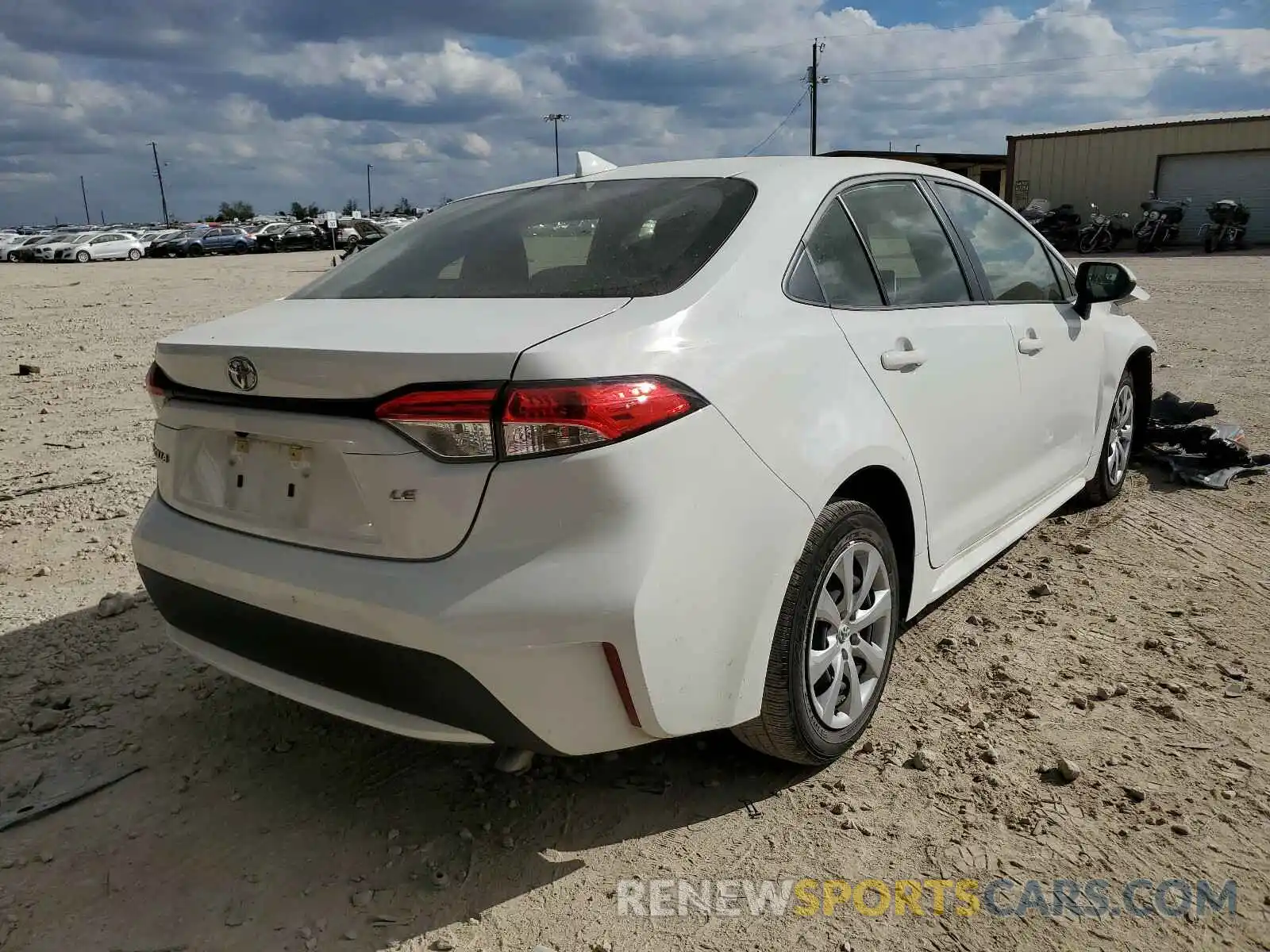 4 Photograph of a damaged car JTDEPRAE9LJ084463 TOYOTA COROLLA 2020