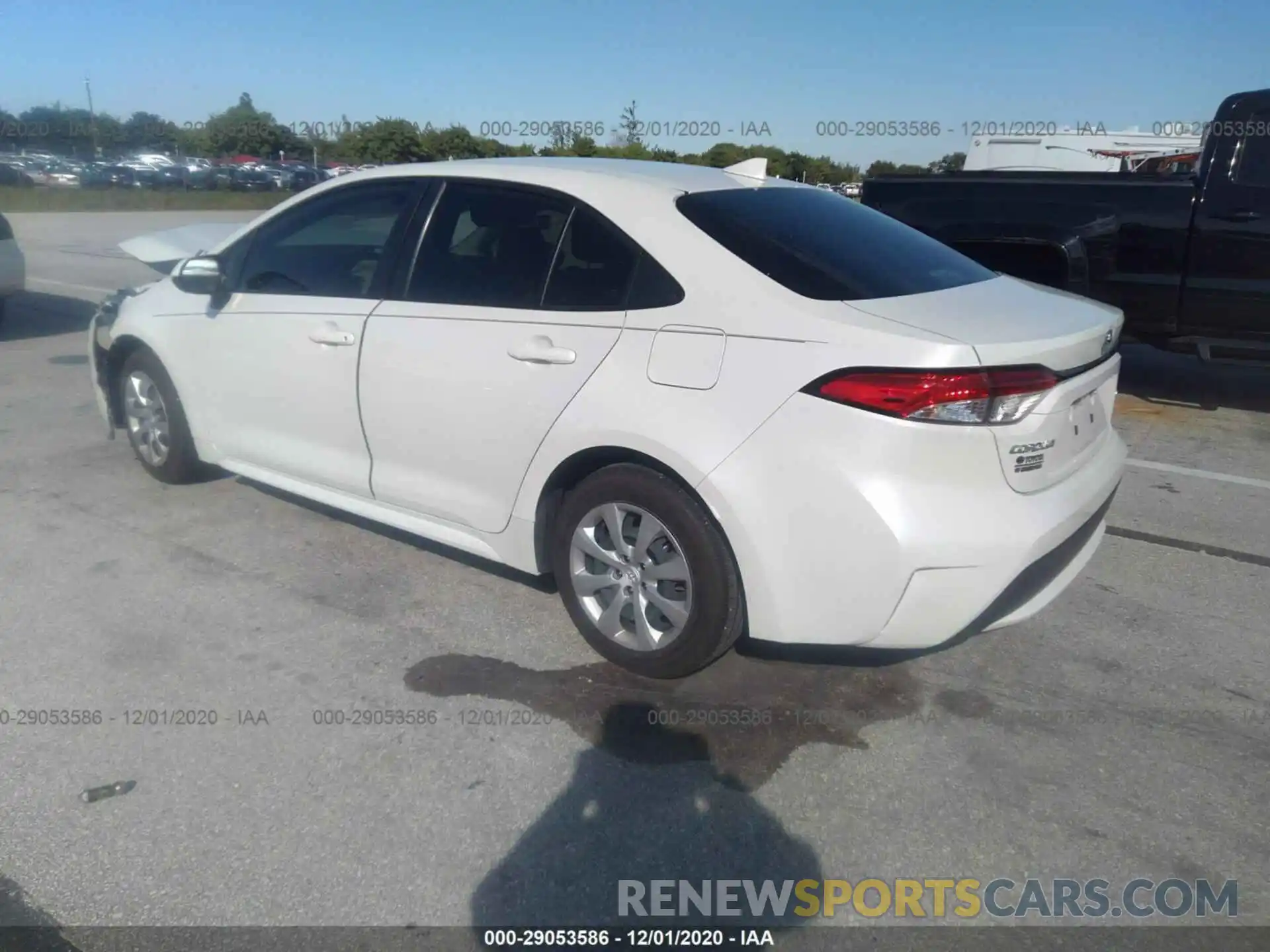 3 Photograph of a damaged car JTDEPRAE9LJ084527 TOYOTA COROLLA 2020