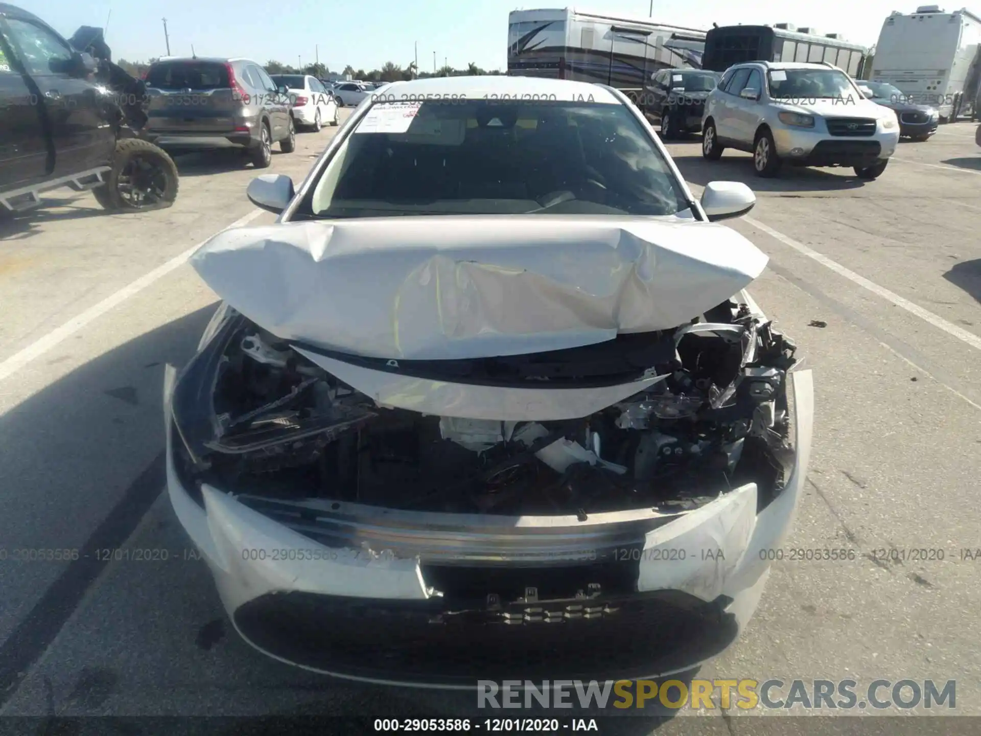 6 Photograph of a damaged car JTDEPRAE9LJ084527 TOYOTA COROLLA 2020