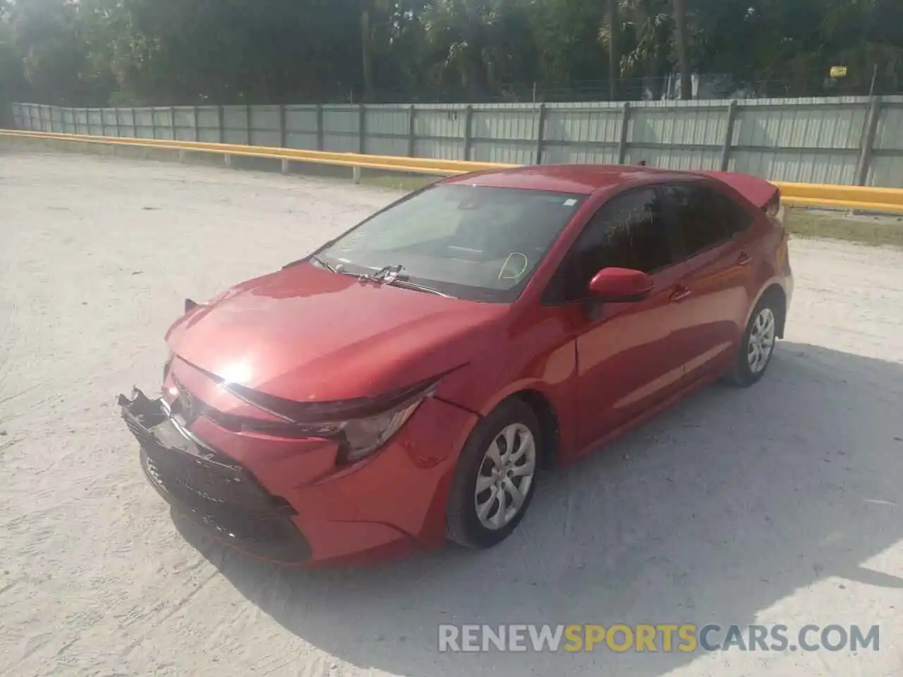 2 Photograph of a damaged car JTDEPRAE9LJ084706 TOYOTA COROLLA 2020