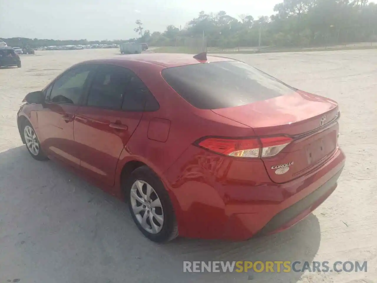 3 Photograph of a damaged car JTDEPRAE9LJ084706 TOYOTA COROLLA 2020