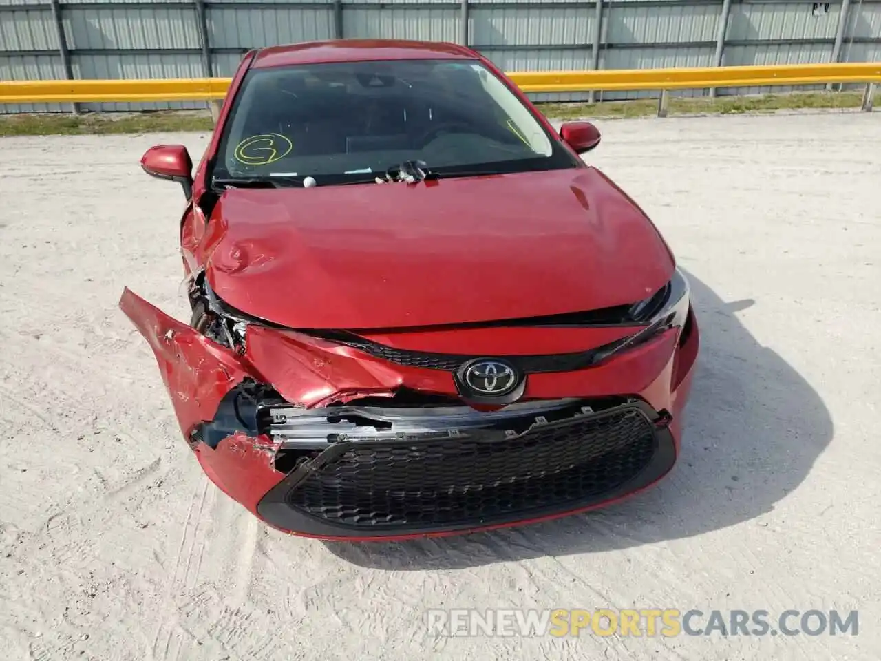 9 Photograph of a damaged car JTDEPRAE9LJ084706 TOYOTA COROLLA 2020