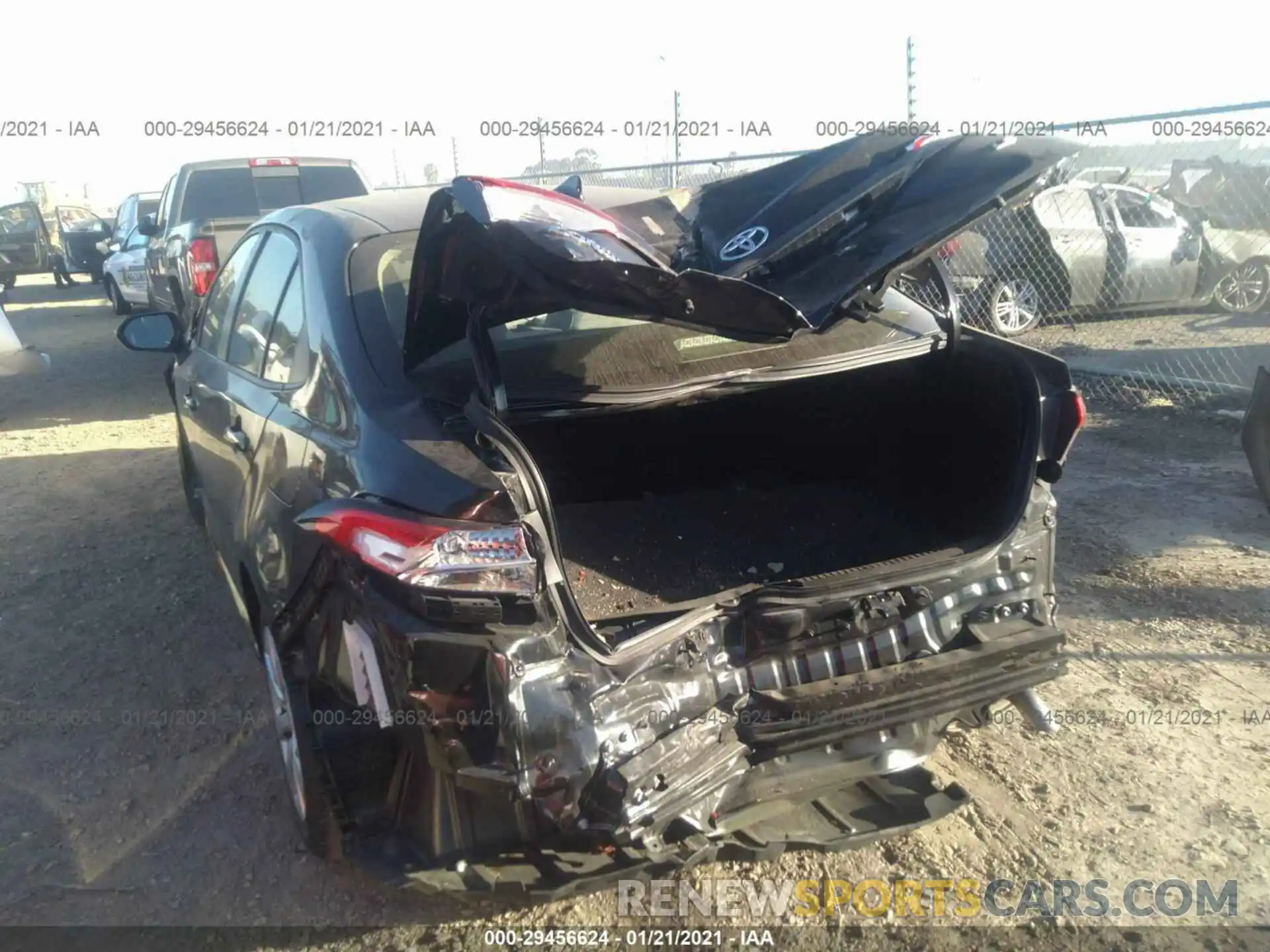 6 Photograph of a damaged car JTDEPRAE9LJ084799 TOYOTA COROLLA 2020