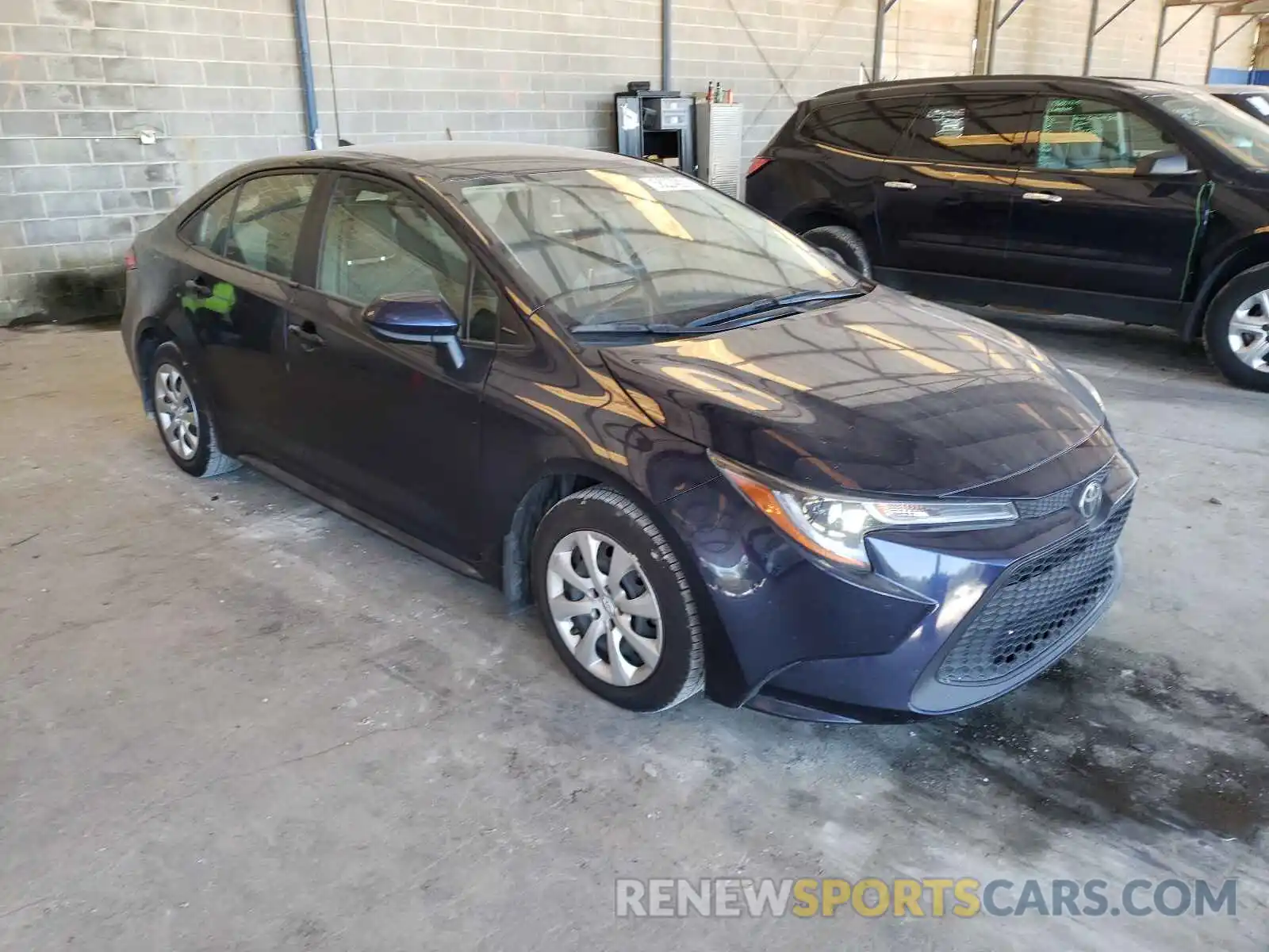 1 Photograph of a damaged car JTDEPRAE9LJ085032 TOYOTA COROLLA 2020