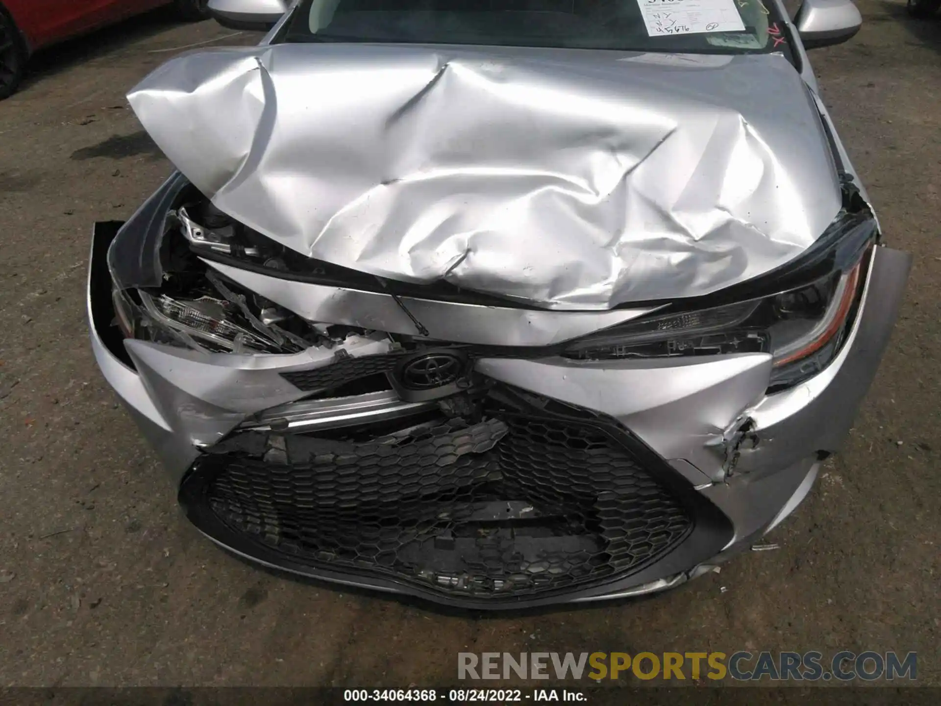 6 Photograph of a damaged car JTDEPRAE9LJ085290 TOYOTA COROLLA 2020