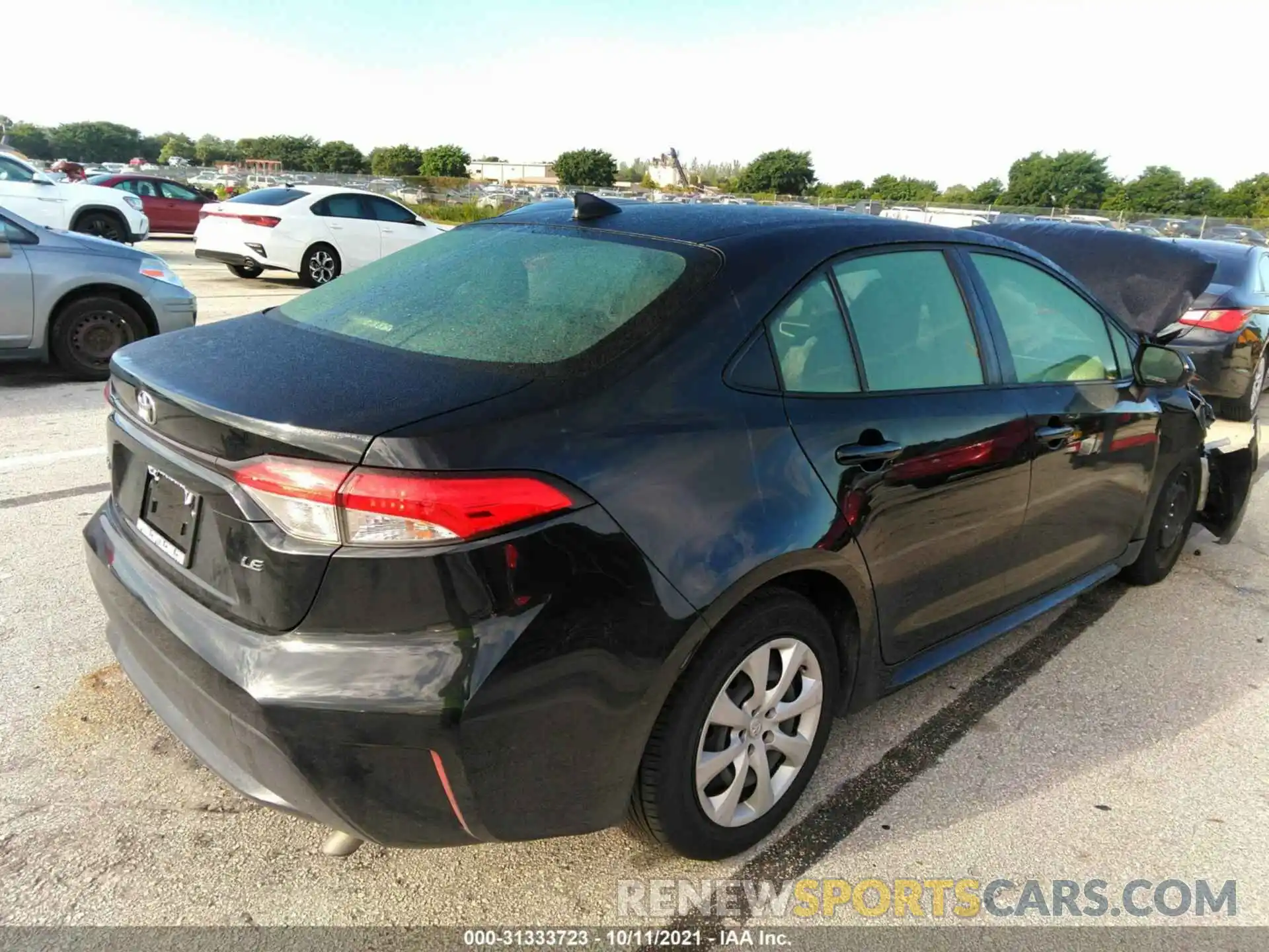 4 Photograph of a damaged car JTDEPRAE9LJ086004 TOYOTA COROLLA 2020