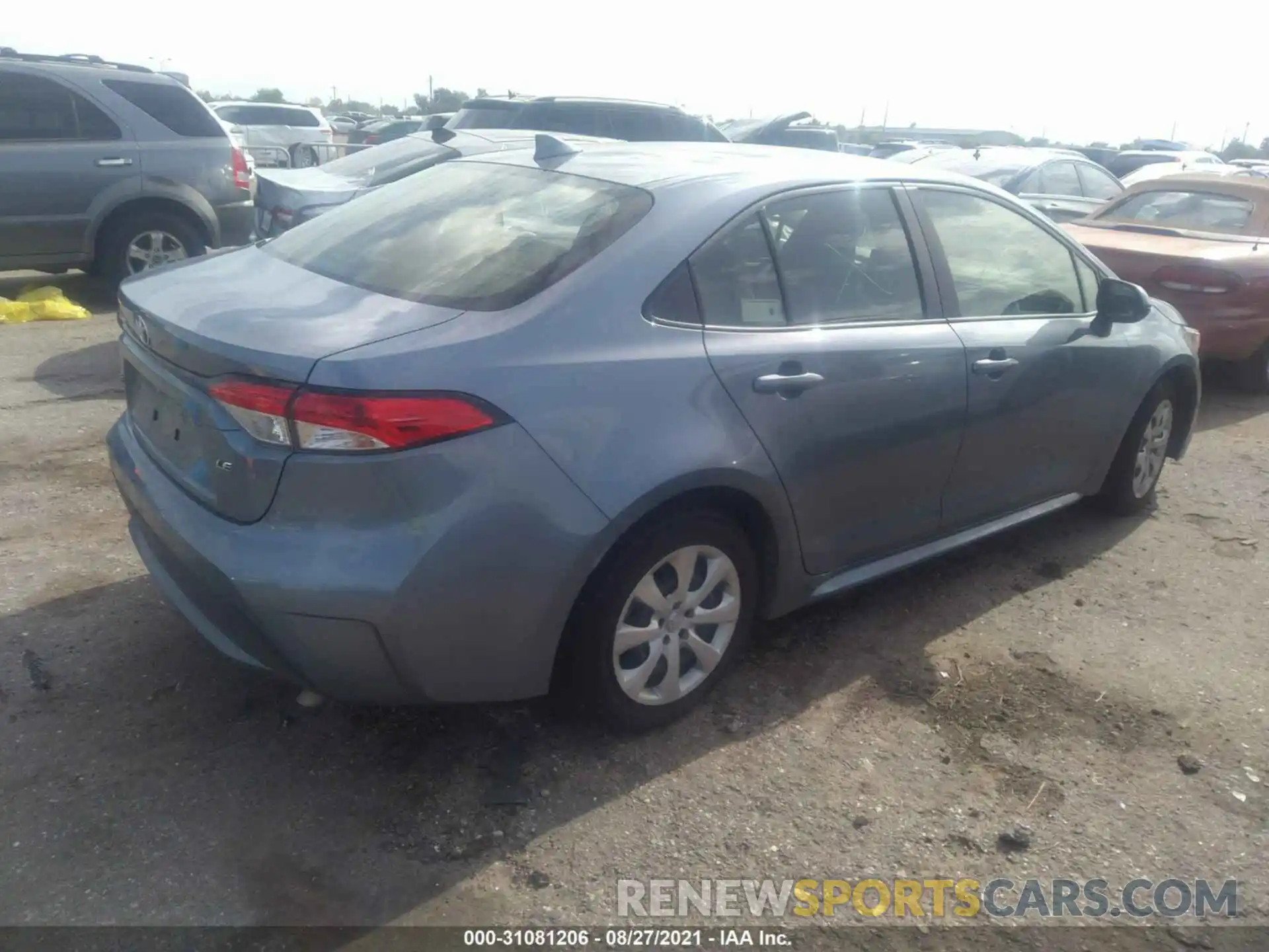 4 Photograph of a damaged car JTDEPRAE9LJ086424 TOYOTA COROLLA 2020