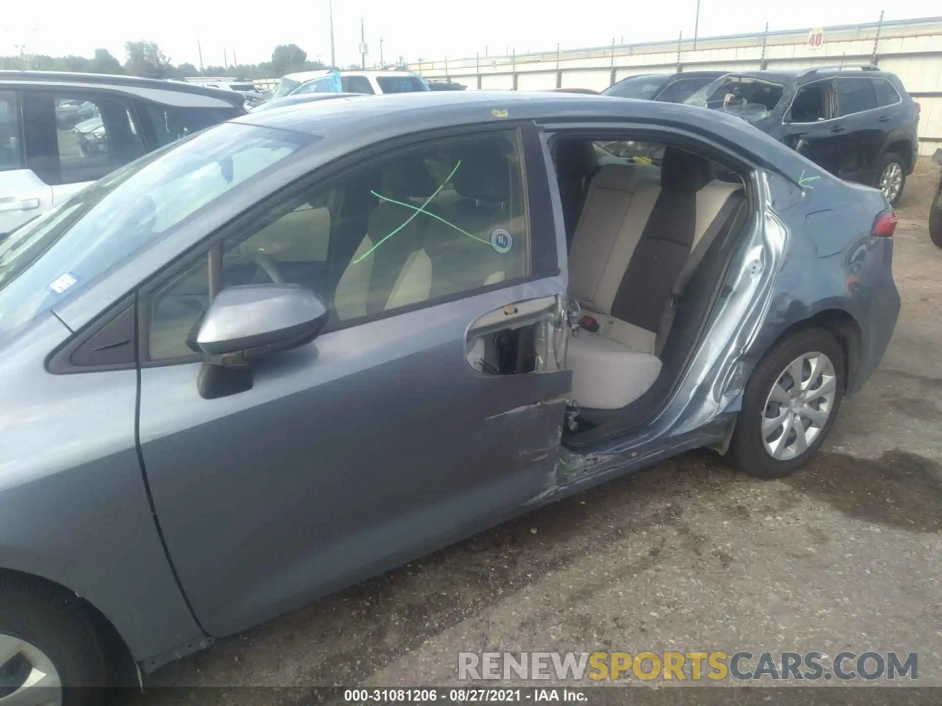 6 Photograph of a damaged car JTDEPRAE9LJ086424 TOYOTA COROLLA 2020