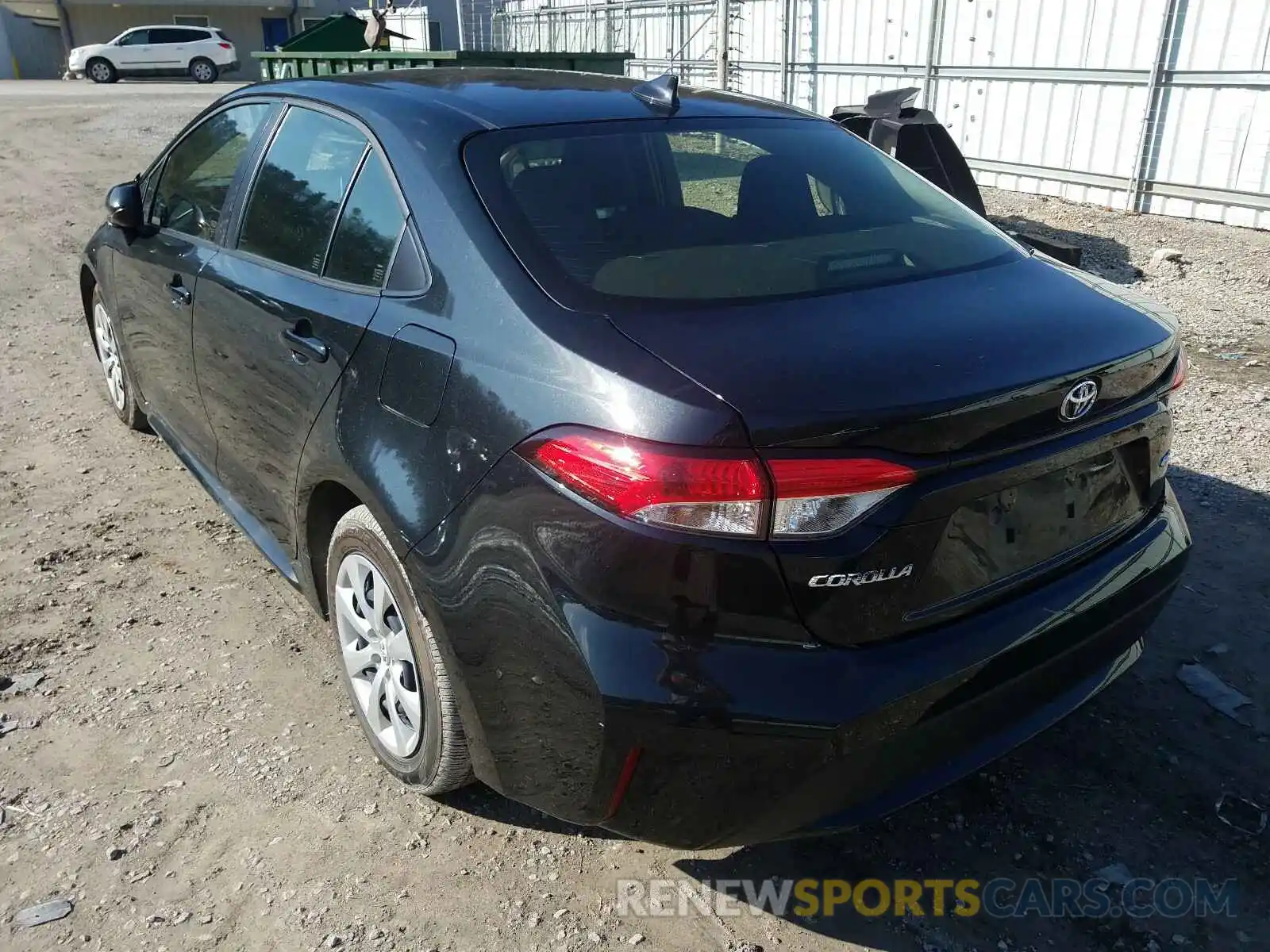 3 Photograph of a damaged car JTDEPRAE9LJ086651 TOYOTA COROLLA 2020