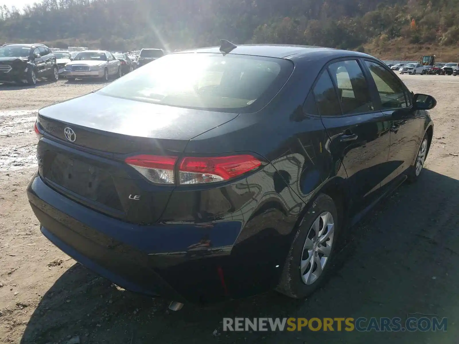 4 Photograph of a damaged car JTDEPRAE9LJ086651 TOYOTA COROLLA 2020