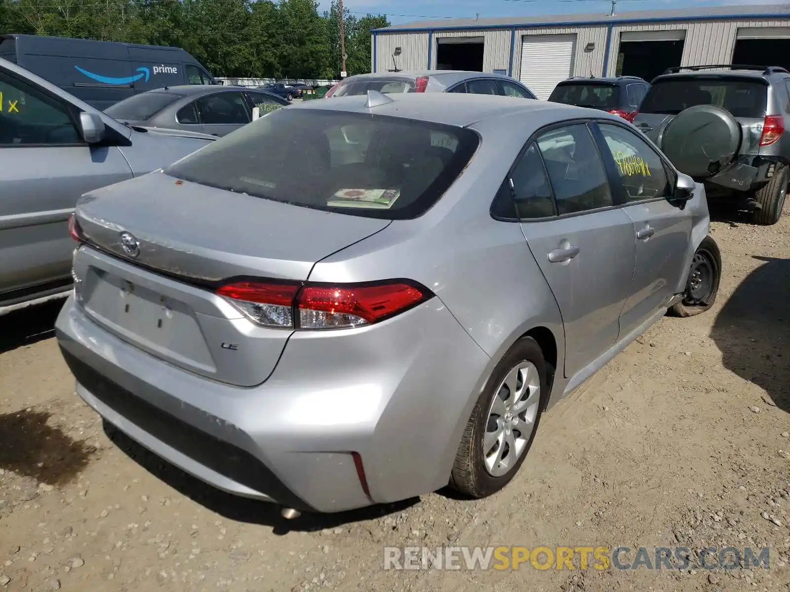 4 Photograph of a damaged car JTDEPRAE9LJ088206 TOYOTA COROLLA 2020