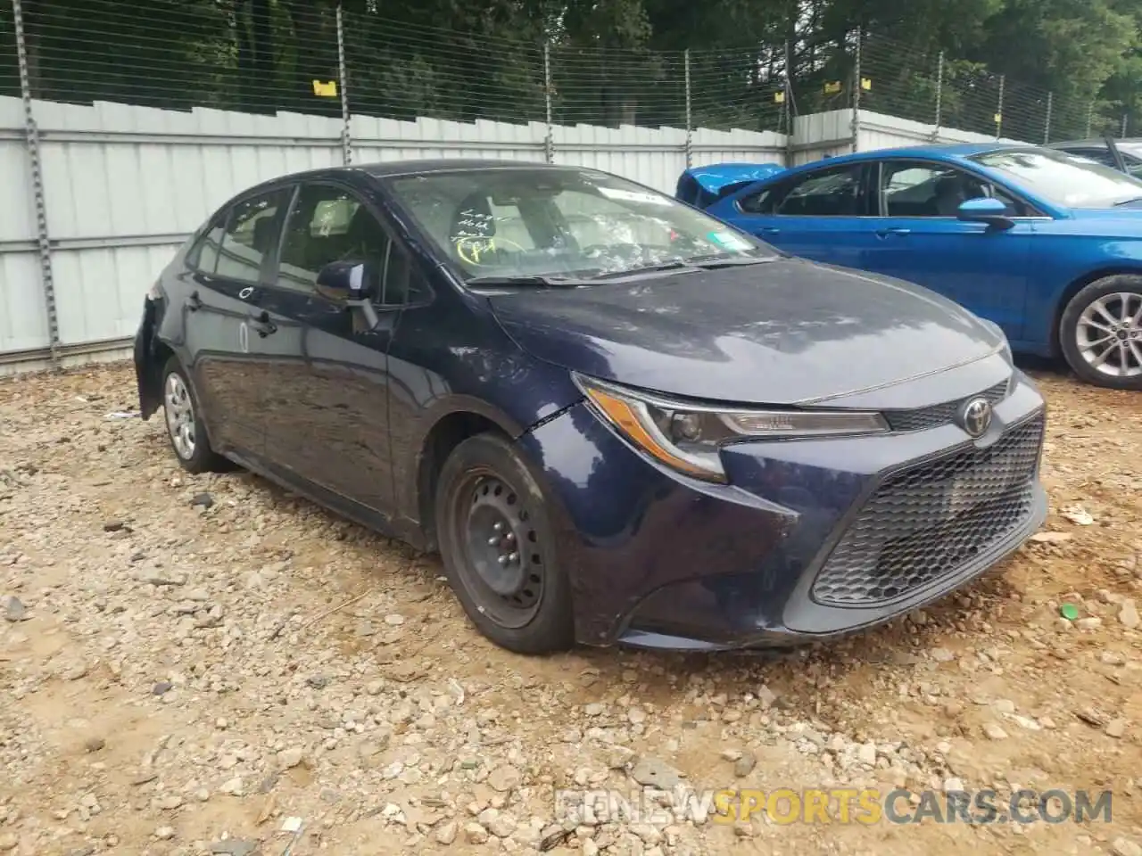 1 Photograph of a damaged car JTDEPRAE9LJ088335 TOYOTA COROLLA 2020