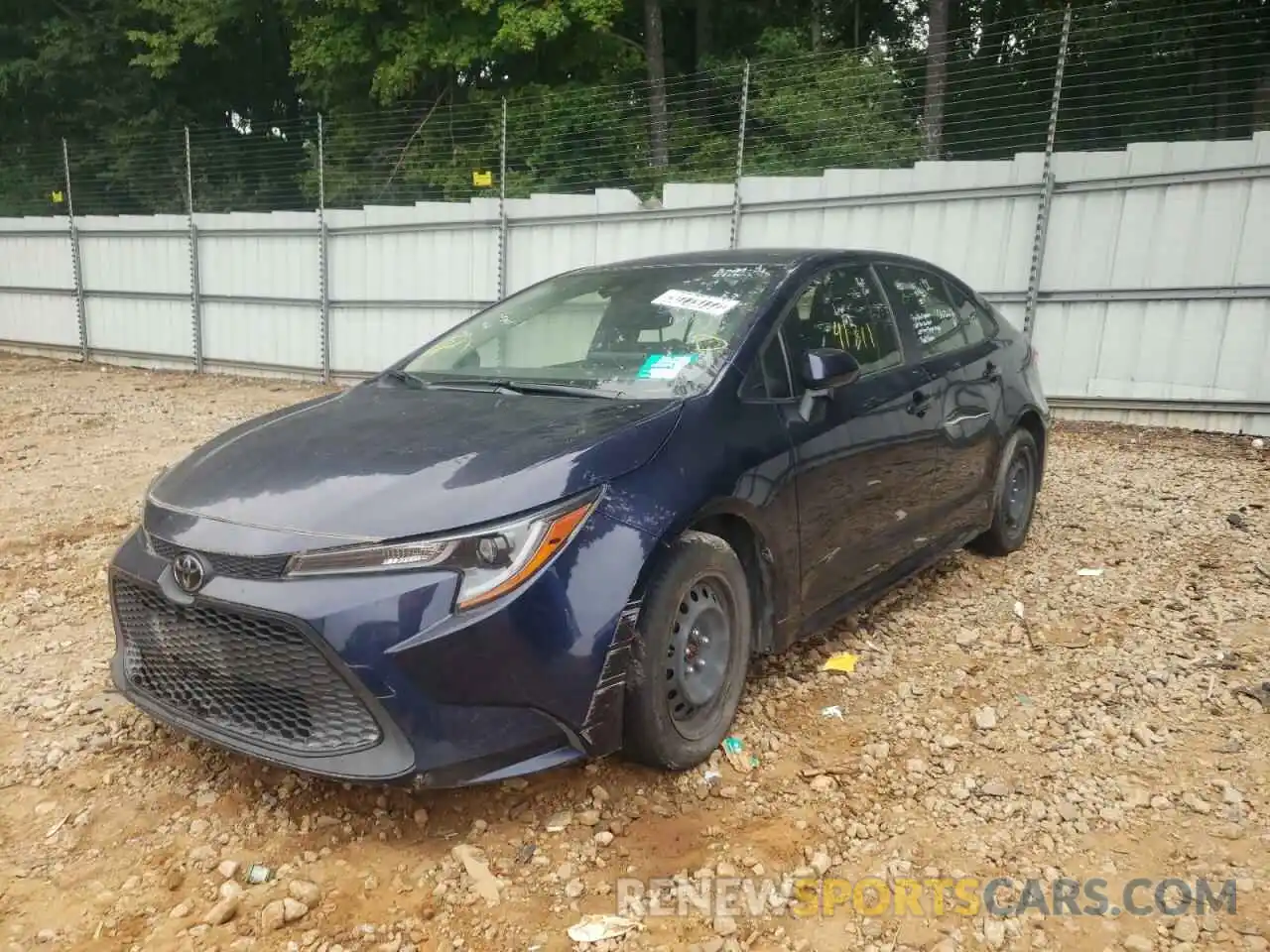 2 Photograph of a damaged car JTDEPRAE9LJ088335 TOYOTA COROLLA 2020