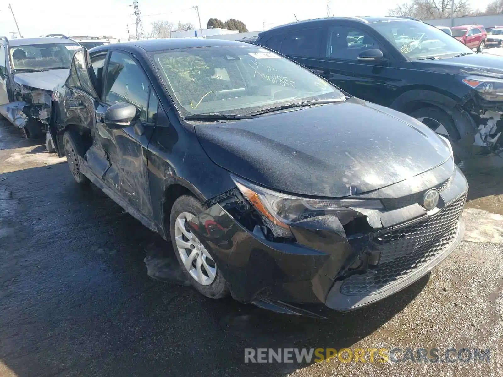 1 Photograph of a damaged car JTDEPRAE9LJ088545 TOYOTA COROLLA 2020