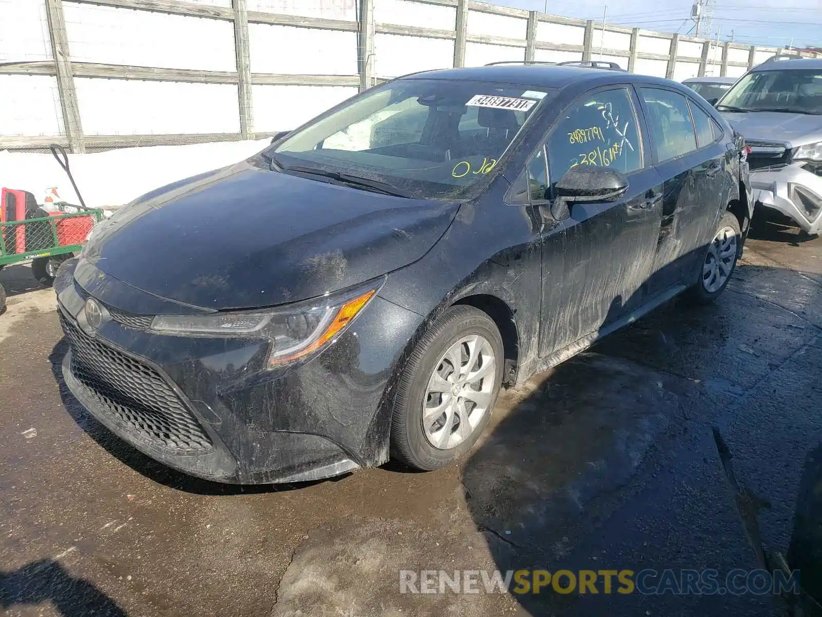 2 Photograph of a damaged car JTDEPRAE9LJ088545 TOYOTA COROLLA 2020