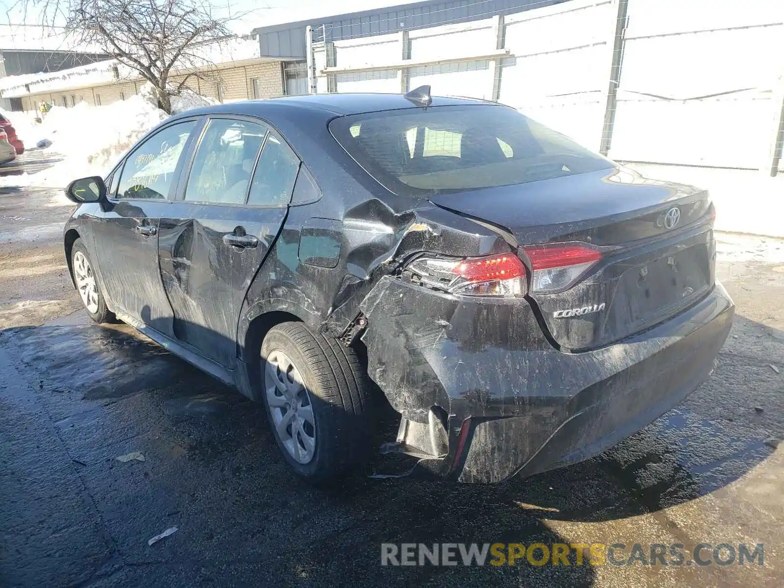 3 Photograph of a damaged car JTDEPRAE9LJ088545 TOYOTA COROLLA 2020