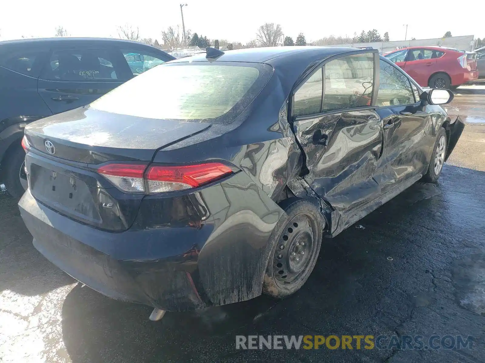 4 Photograph of a damaged car JTDEPRAE9LJ088545 TOYOTA COROLLA 2020