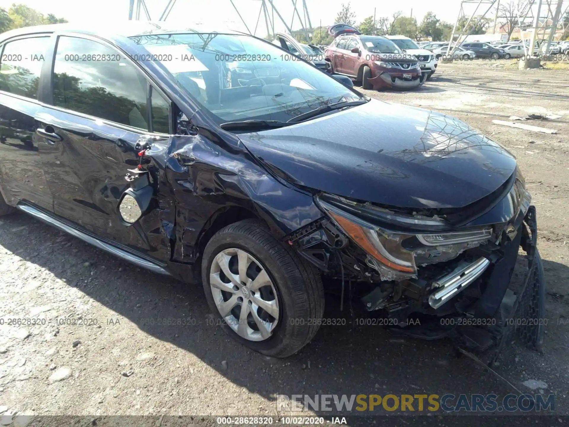 6 Photograph of a damaged car JTDEPRAE9LJ088576 TOYOTA COROLLA 2020