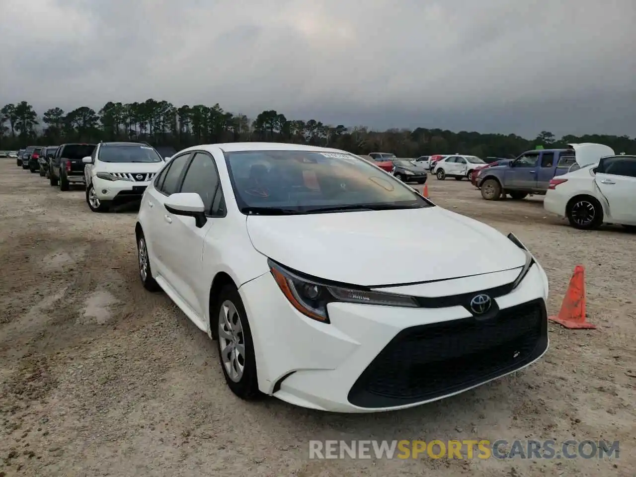 1 Photograph of a damaged car JTDEPRAE9LJ088626 TOYOTA COROLLA 2020