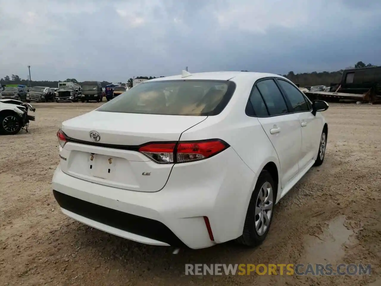 4 Photograph of a damaged car JTDEPRAE9LJ088626 TOYOTA COROLLA 2020