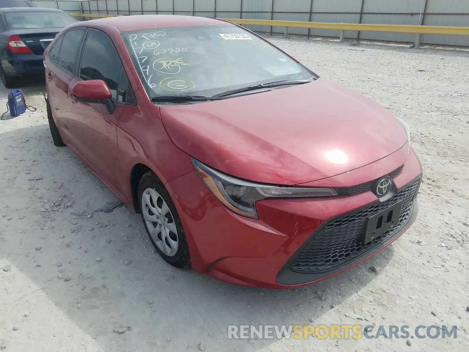 1 Photograph of a damaged car JTDEPRAE9LJ088738 TOYOTA COROLLA 2020