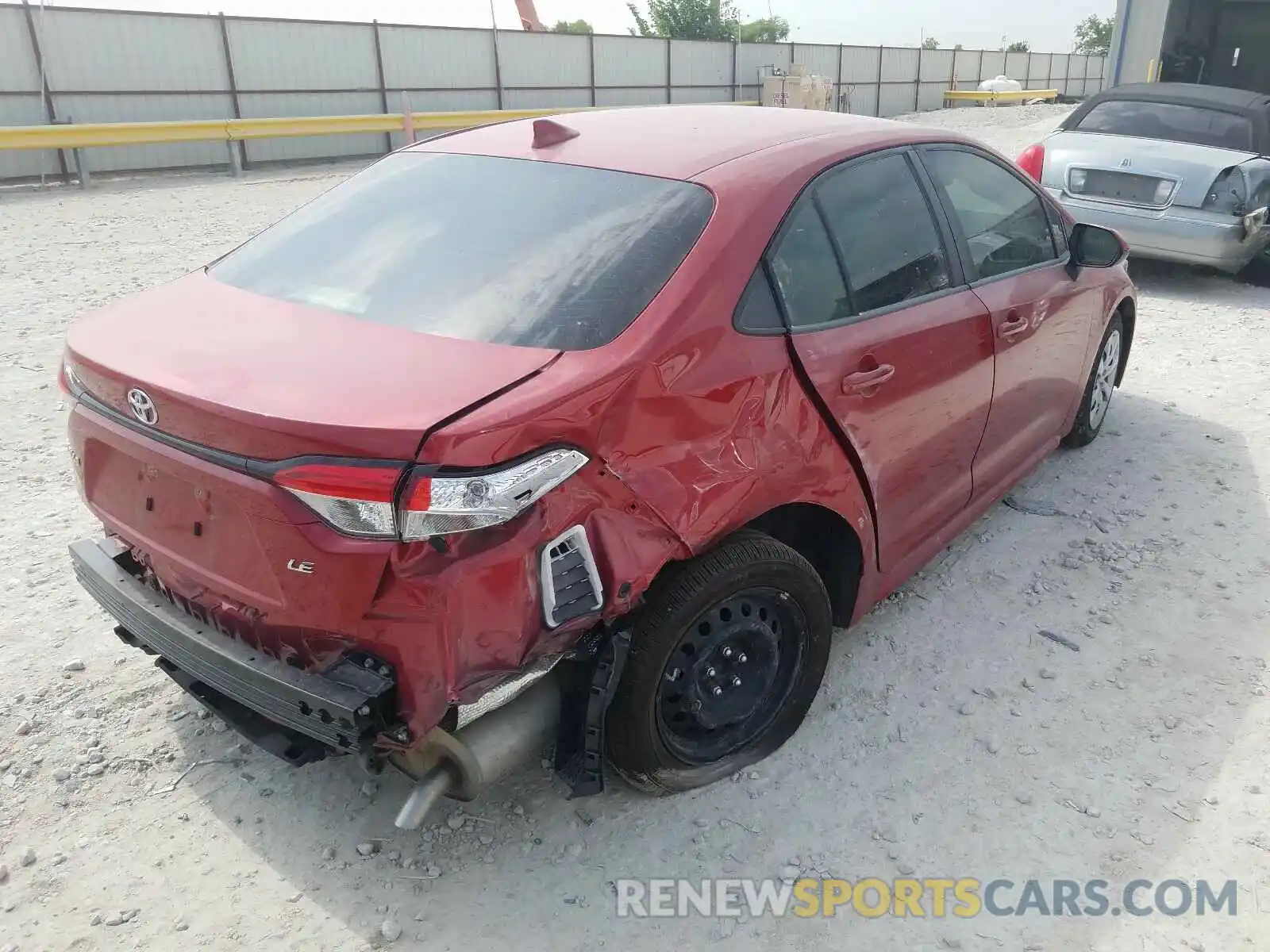 4 Photograph of a damaged car JTDEPRAE9LJ088738 TOYOTA COROLLA 2020