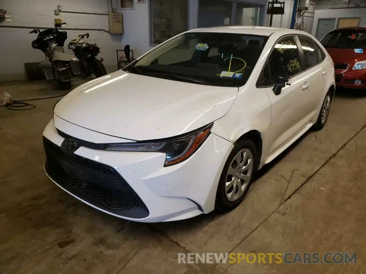 2 Photograph of a damaged car JTDEPRAE9LJ089243 TOYOTA COROLLA 2020