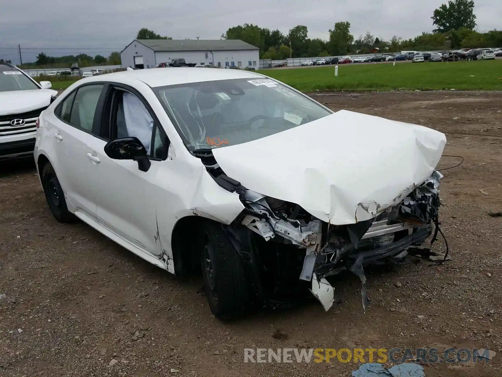 1 Photograph of a damaged car JTDEPRAE9LJ089887 TOYOTA COROLLA 2020