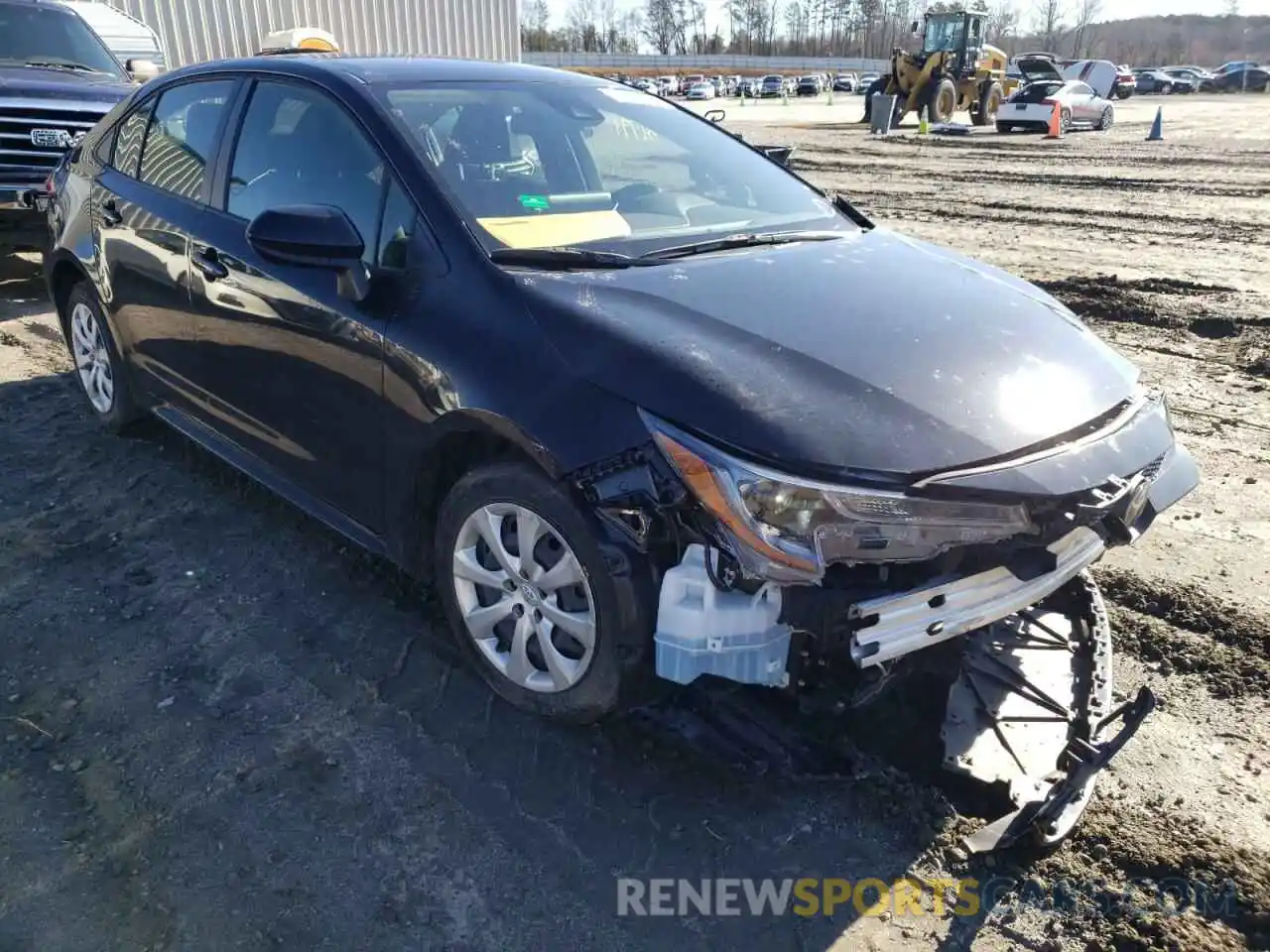 1 Photograph of a damaged car JTDEPRAE9LJ089937 TOYOTA COROLLA 2020