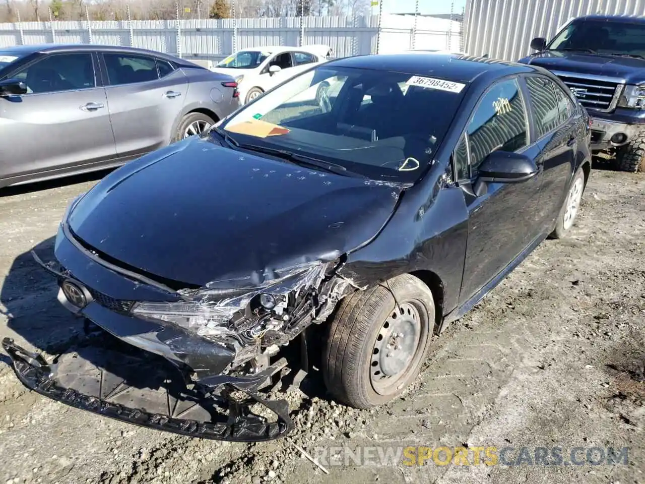 2 Photograph of a damaged car JTDEPRAE9LJ089937 TOYOTA COROLLA 2020