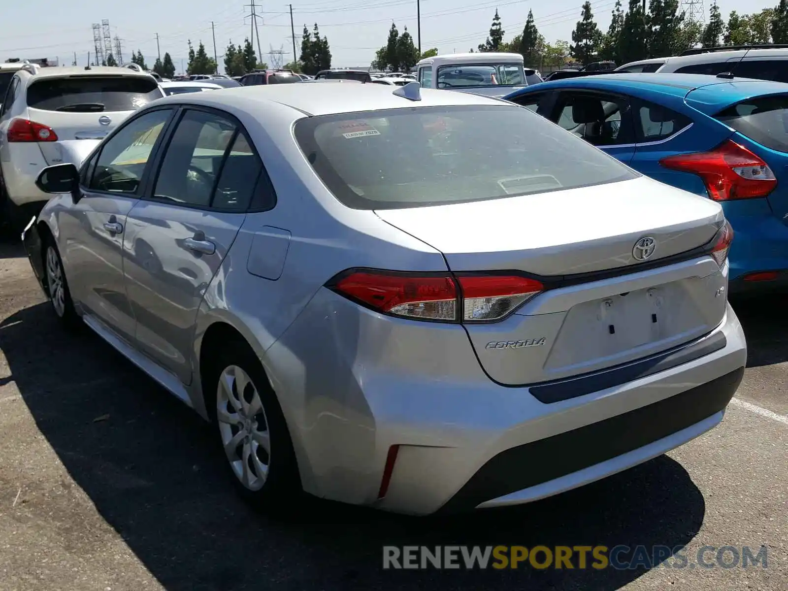 3 Photograph of a damaged car JTDEPRAE9LJ091073 TOYOTA COROLLA 2020