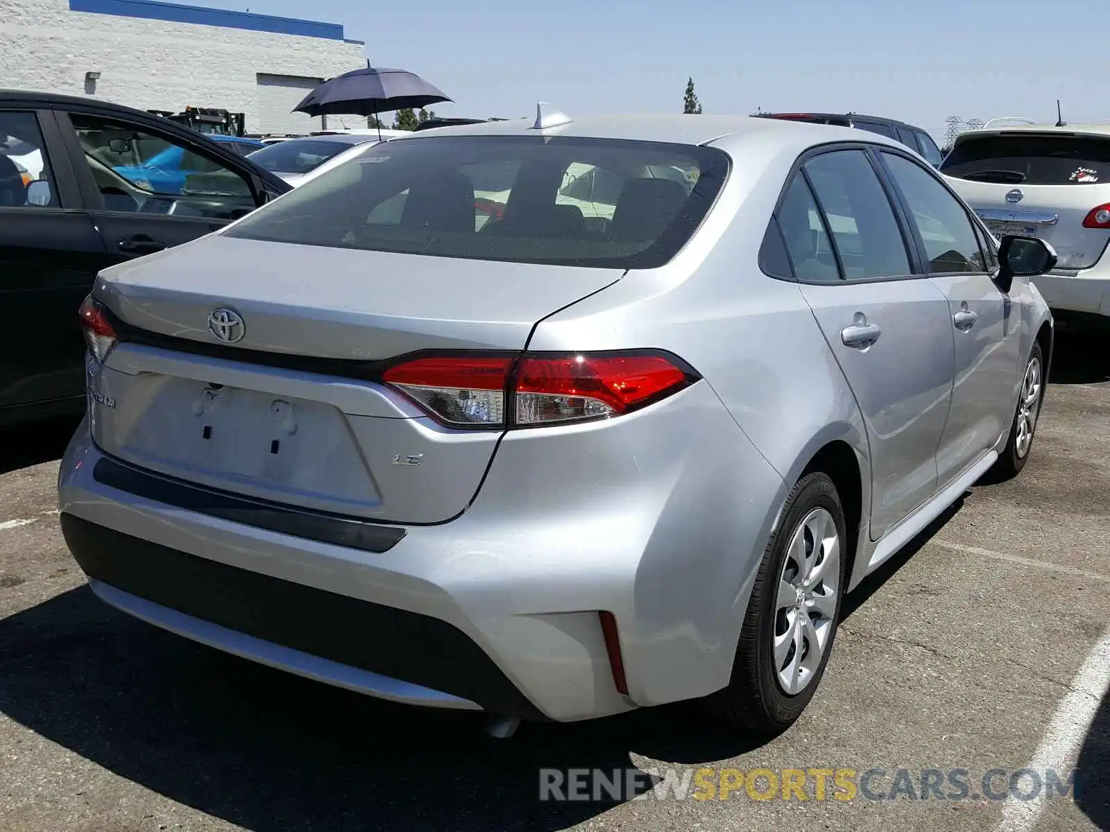 4 Photograph of a damaged car JTDEPRAE9LJ091073 TOYOTA COROLLA 2020