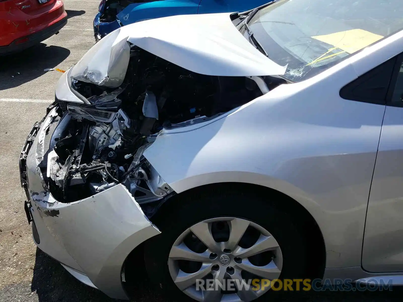 9 Photograph of a damaged car JTDEPRAE9LJ091073 TOYOTA COROLLA 2020