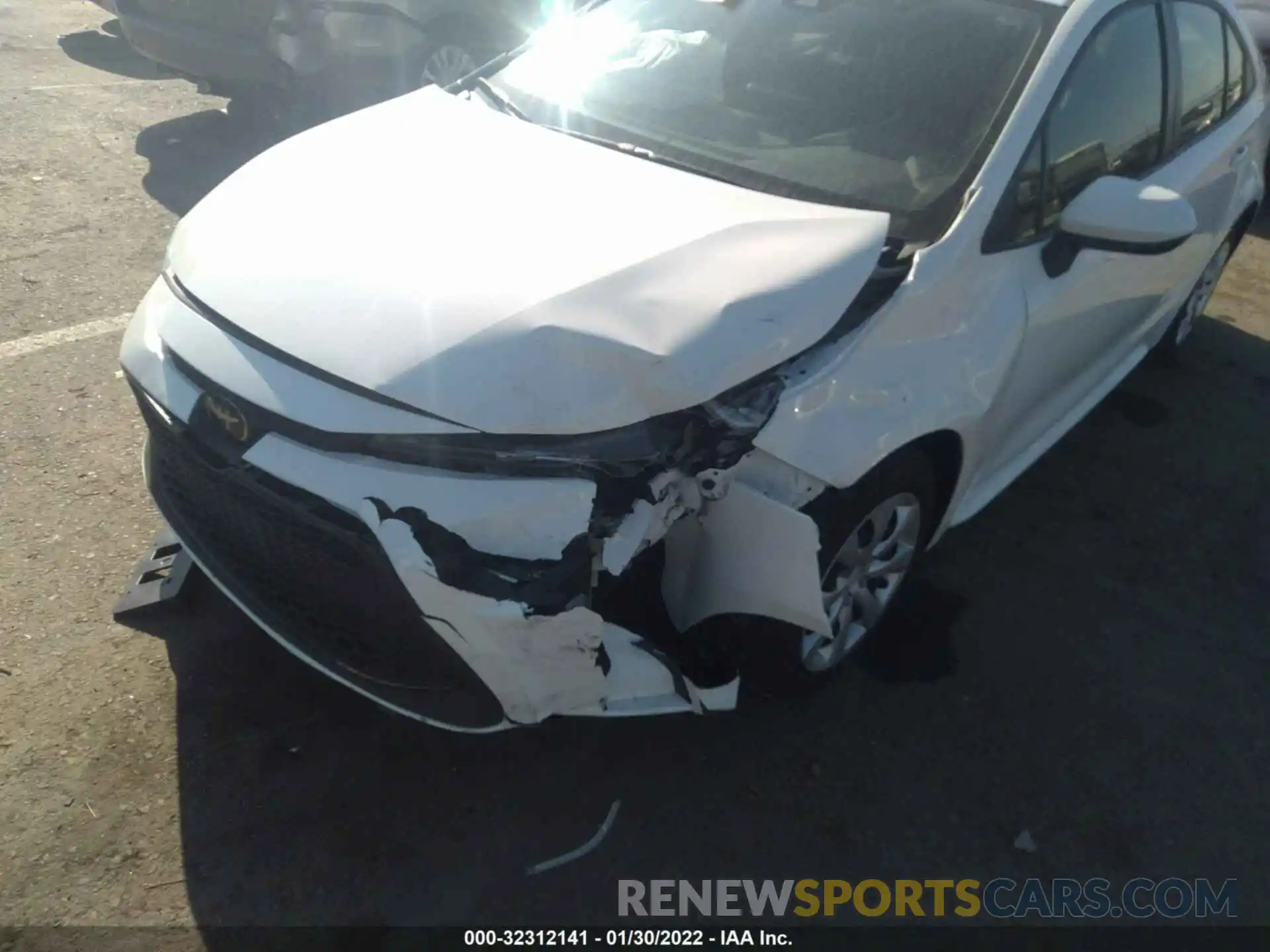 6 Photograph of a damaged car JTDEPRAE9LJ091428 TOYOTA COROLLA 2020