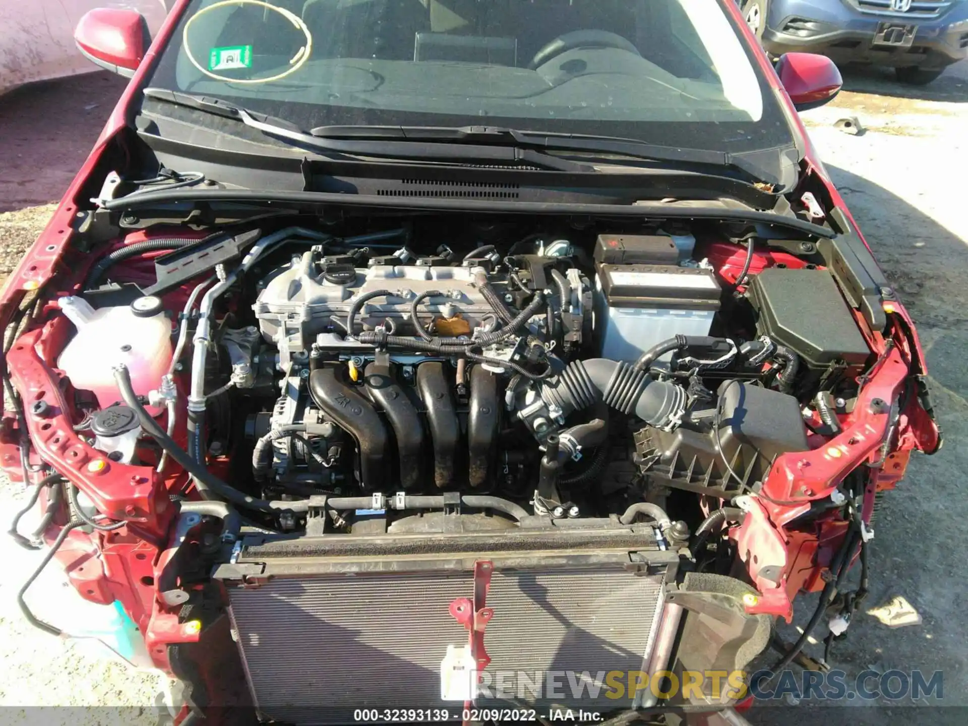 10 Photograph of a damaged car JTDEPRAE9LJ091817 TOYOTA COROLLA 2020