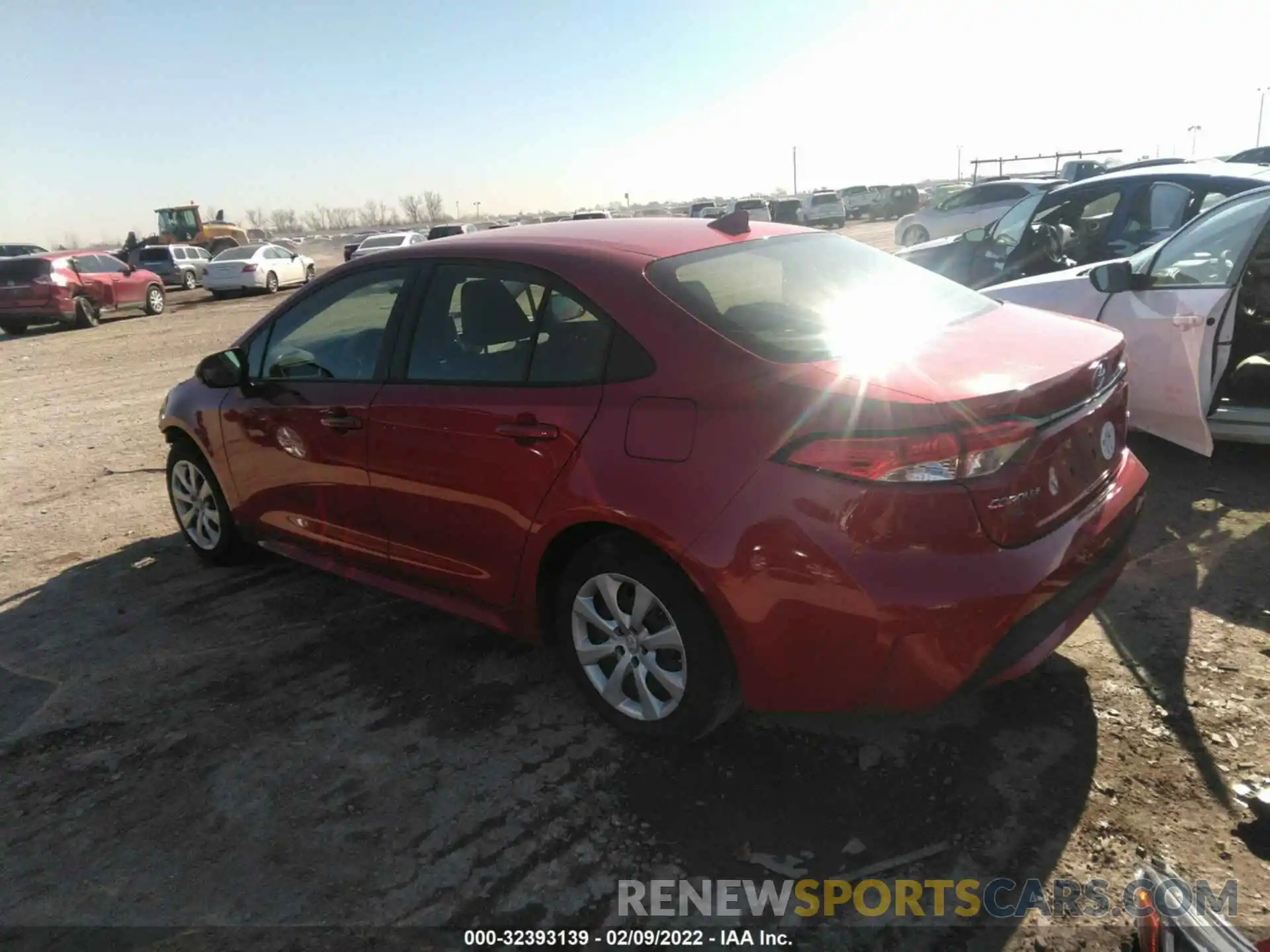 3 Photograph of a damaged car JTDEPRAE9LJ091817 TOYOTA COROLLA 2020