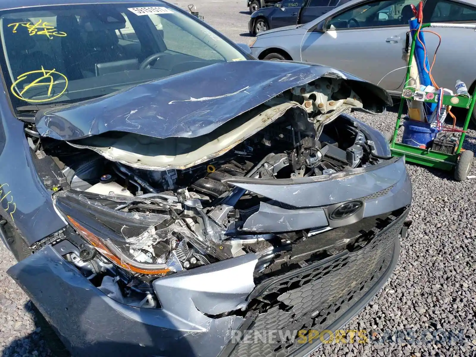 9 Photograph of a damaged car JTDEPRAE9LJ092305 TOYOTA COROLLA 2020