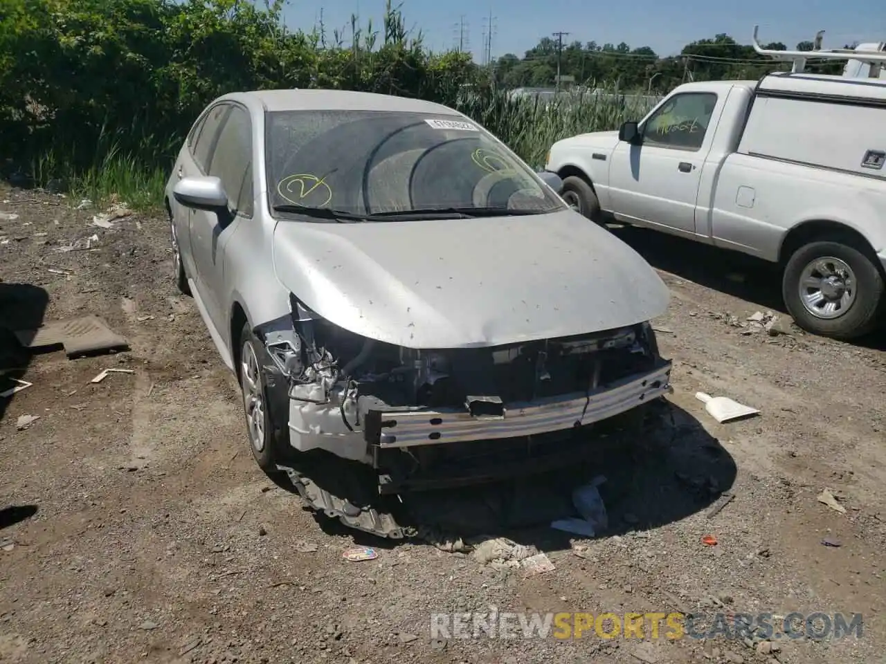 9 Photograph of a damaged car JTDEPRAE9LJ092823 TOYOTA COROLLA 2020