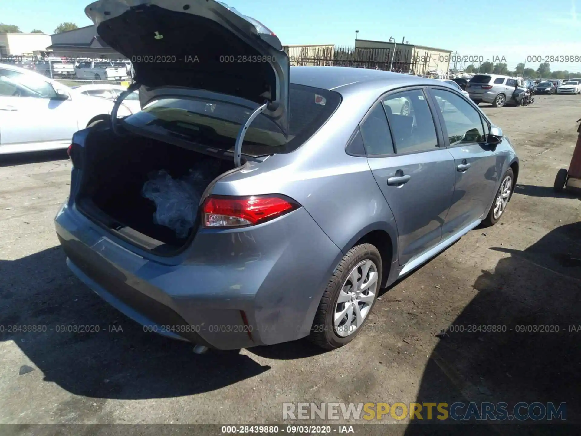 4 Photograph of a damaged car JTDEPRAE9LJ093146 TOYOTA COROLLA 2020