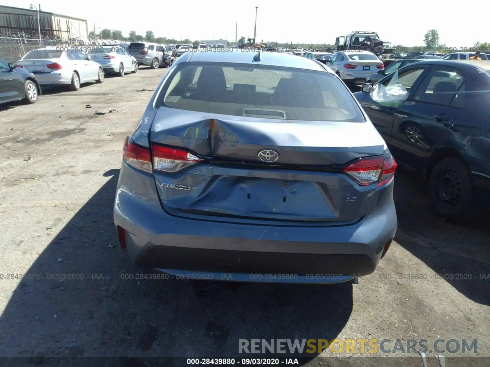 6 Photograph of a damaged car JTDEPRAE9LJ093146 TOYOTA COROLLA 2020