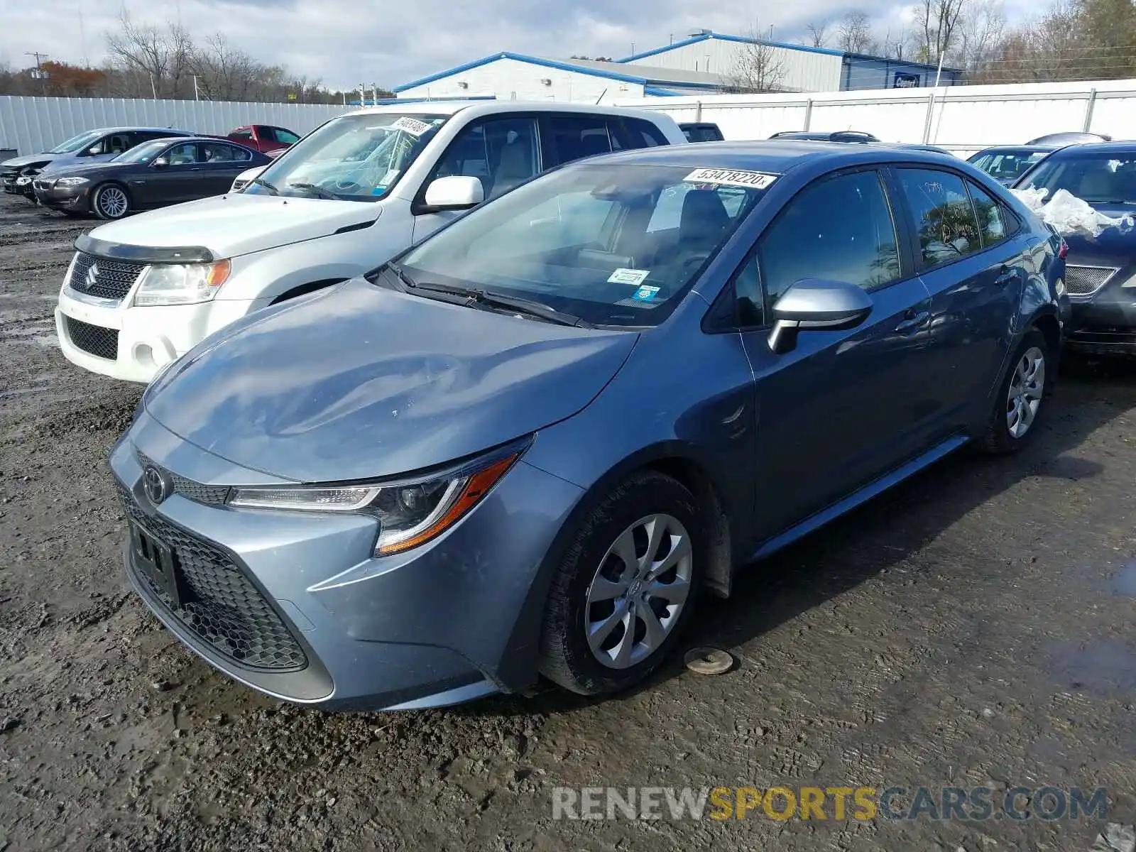 2 Photograph of a damaged car JTDEPRAE9LJ093678 TOYOTA COROLLA 2020