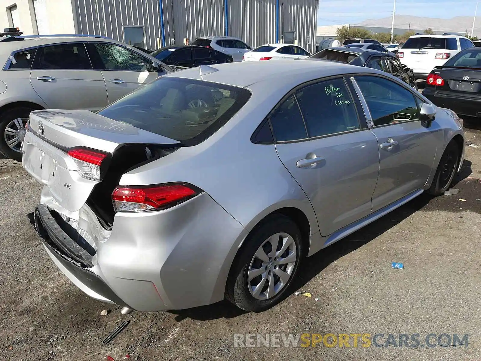 4 Photograph of a damaged car JTDEPRAE9LJ094524 TOYOTA COROLLA 2020