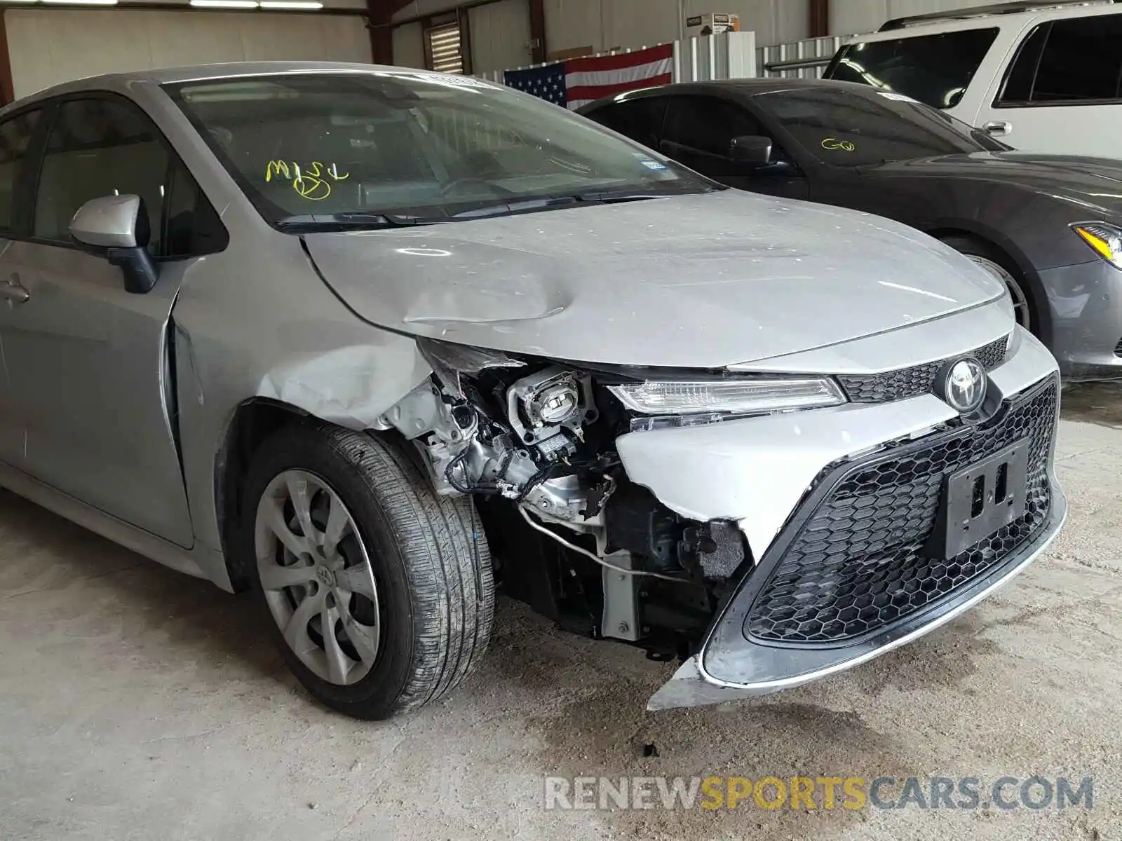 9 Photograph of a damaged car JTDEPRAE9LJ094927 TOYOTA COROLLA 2020